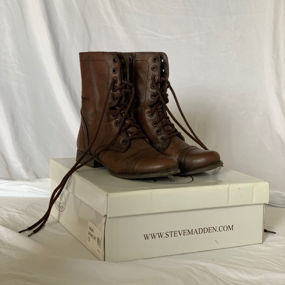 Steve Madden Combat Boots